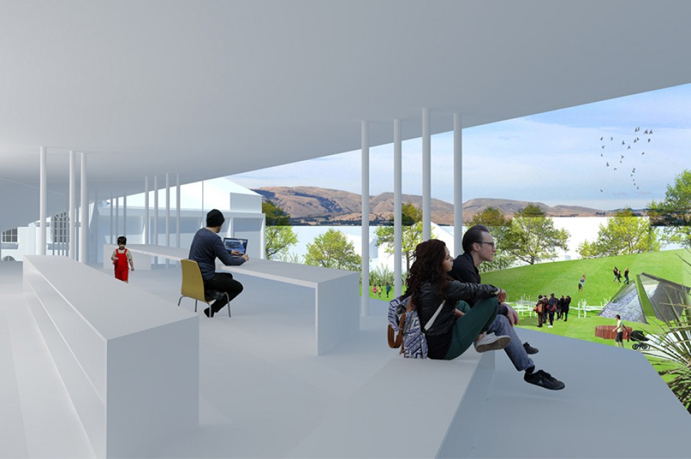 6 suspended library amphitheatre